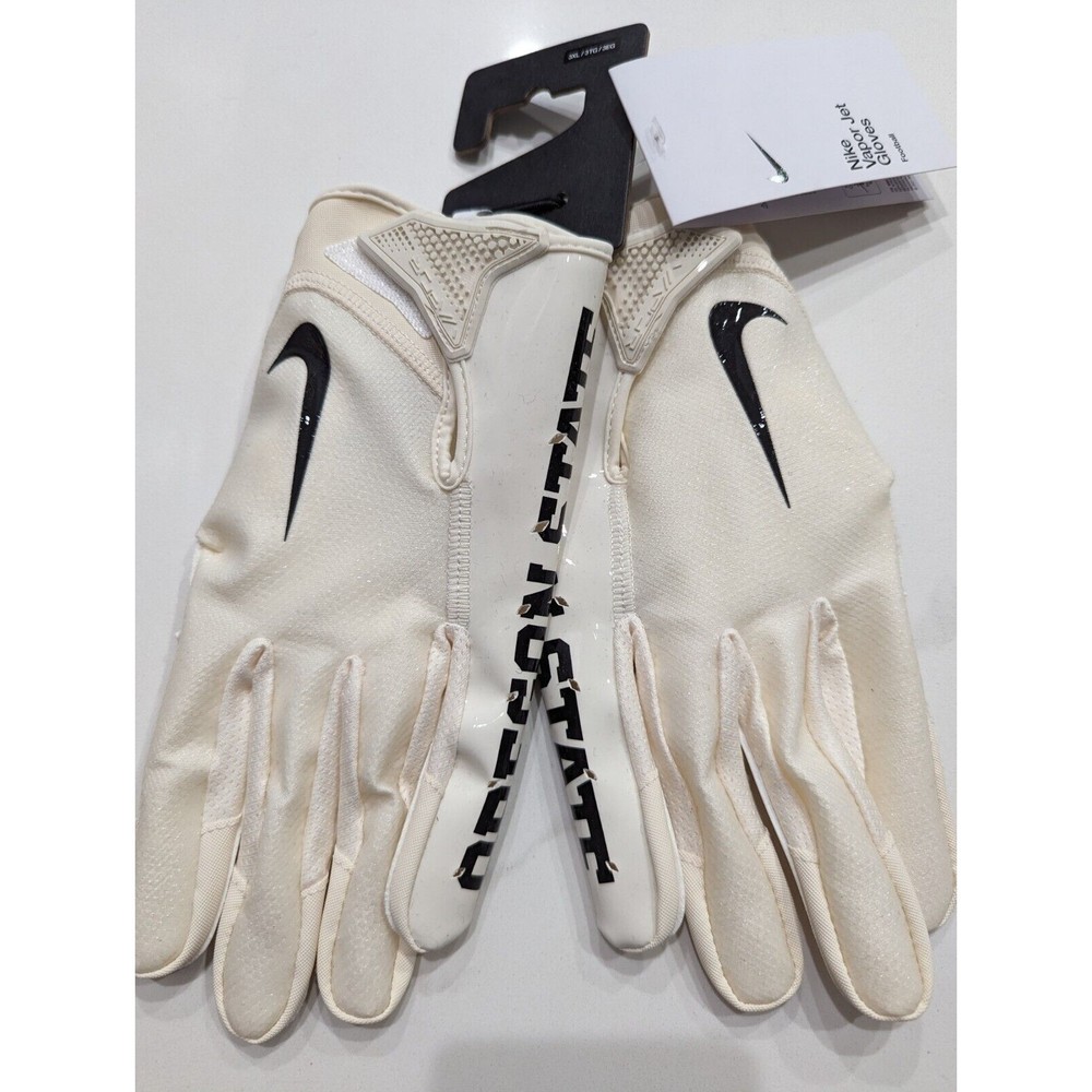 Nike Vapor Jet Oregon State Beavers NCAA Football Gloves Rare DX6901-138 Sz 3XL
